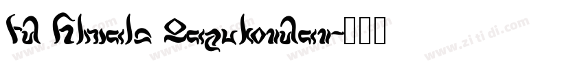 FV Almelo RegularVer字体转换